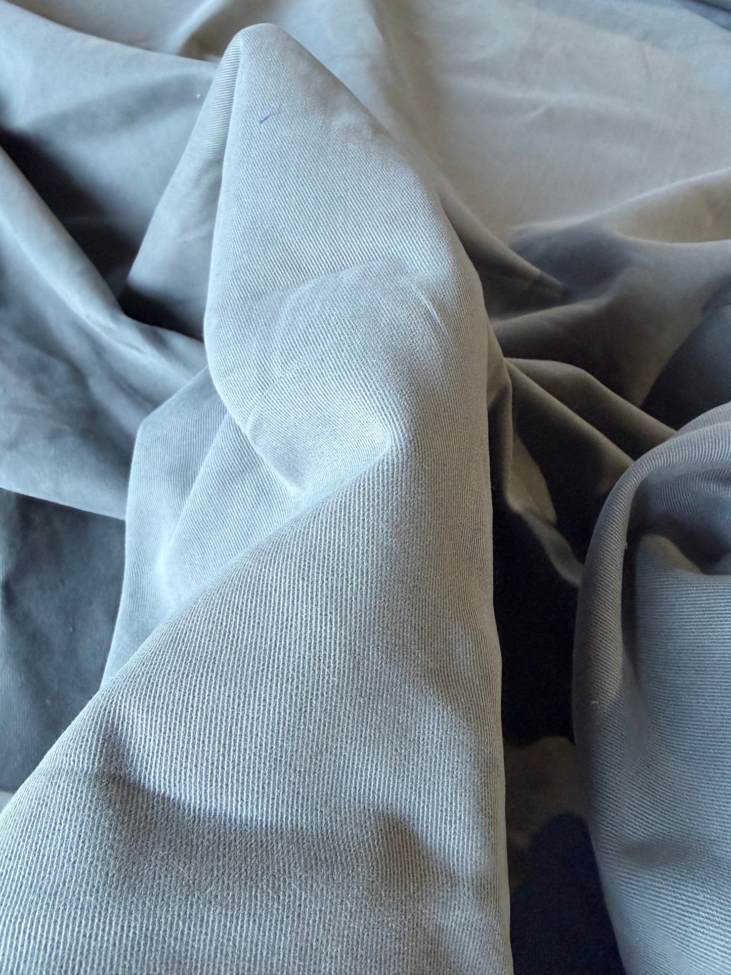JOS 005 very heavy sandwashed cotton twill elephant grey