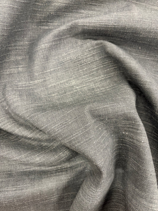DENIM DISTRICT 040 grey heavy slub denim no stretch