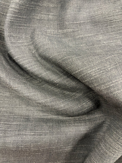 DENIM DISTRICT 040 grey heavy slub denim no stretch