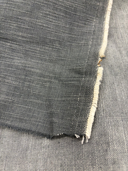DENIM DISTRICT 040 grey heavy slub denim no stretch