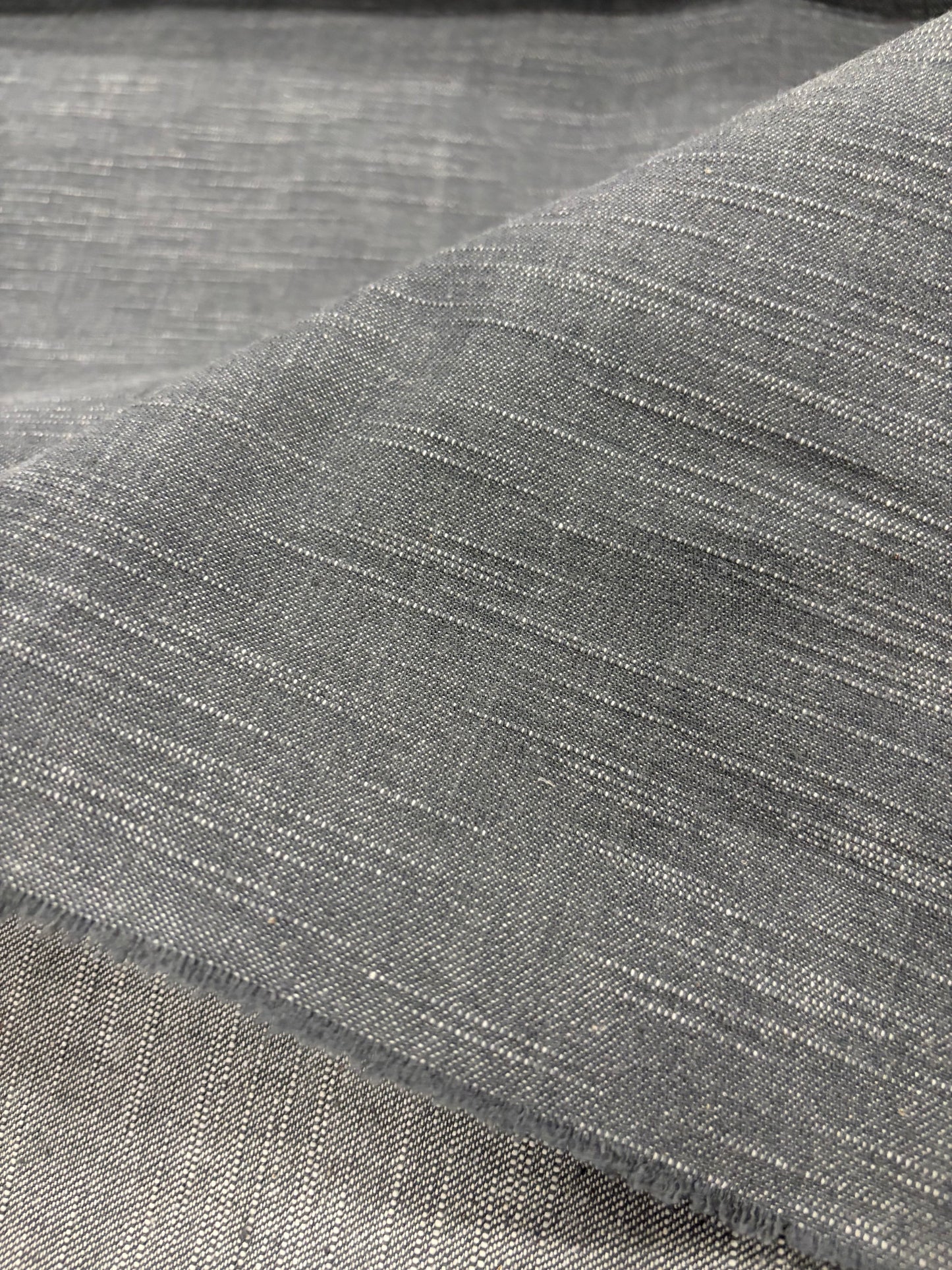 DENIM DISTRICT 040 grey heavy slub denim no stretch