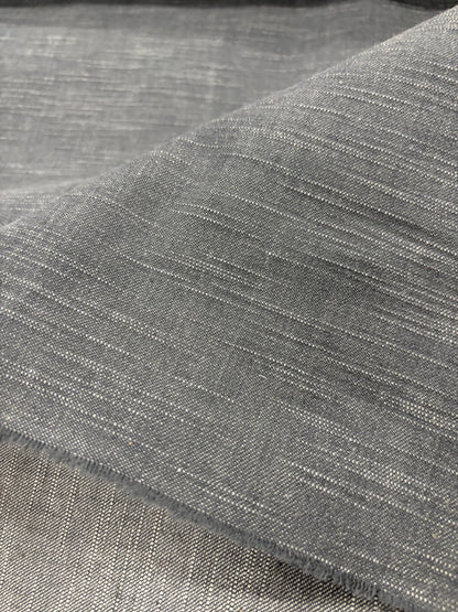DENIM DISTRICT 040 grey heavy slub denim no stretch