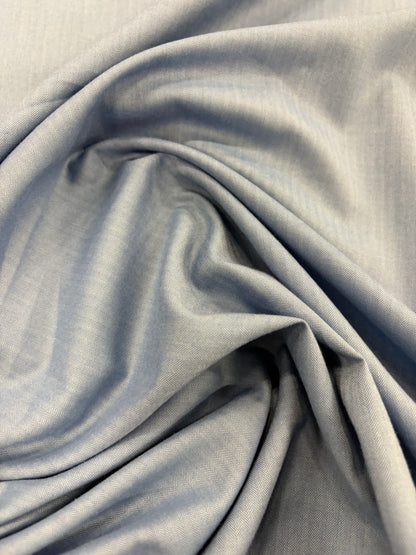 DENIM DISTRICT 043 colourwoven stretch shirting fabric