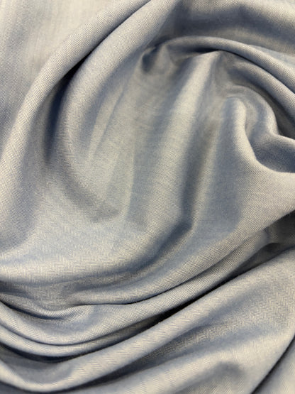 DENIM DISTRICT 043 colourwoven stretch shirting fabric