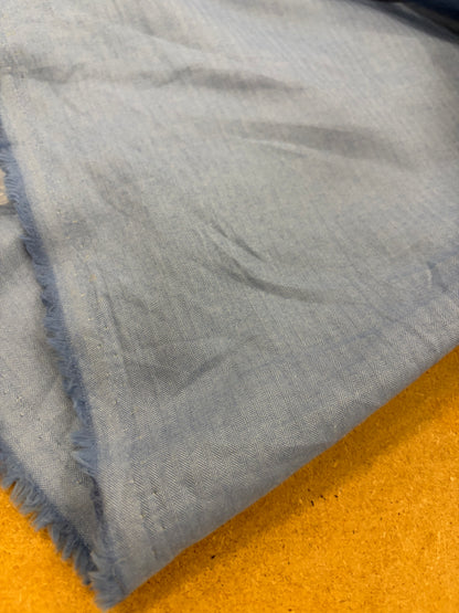 DENIM DISTRICT 043 colourwoven stretch shirting fabric