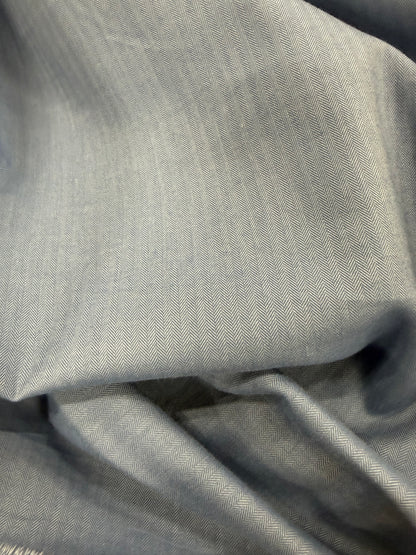 DENIM DISTRICT 043 colourwoven stretch shirting fabric
