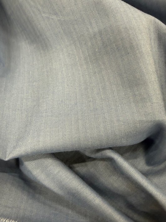 DENIM DISTRICT 043 colourwoven stretch shirting fabric