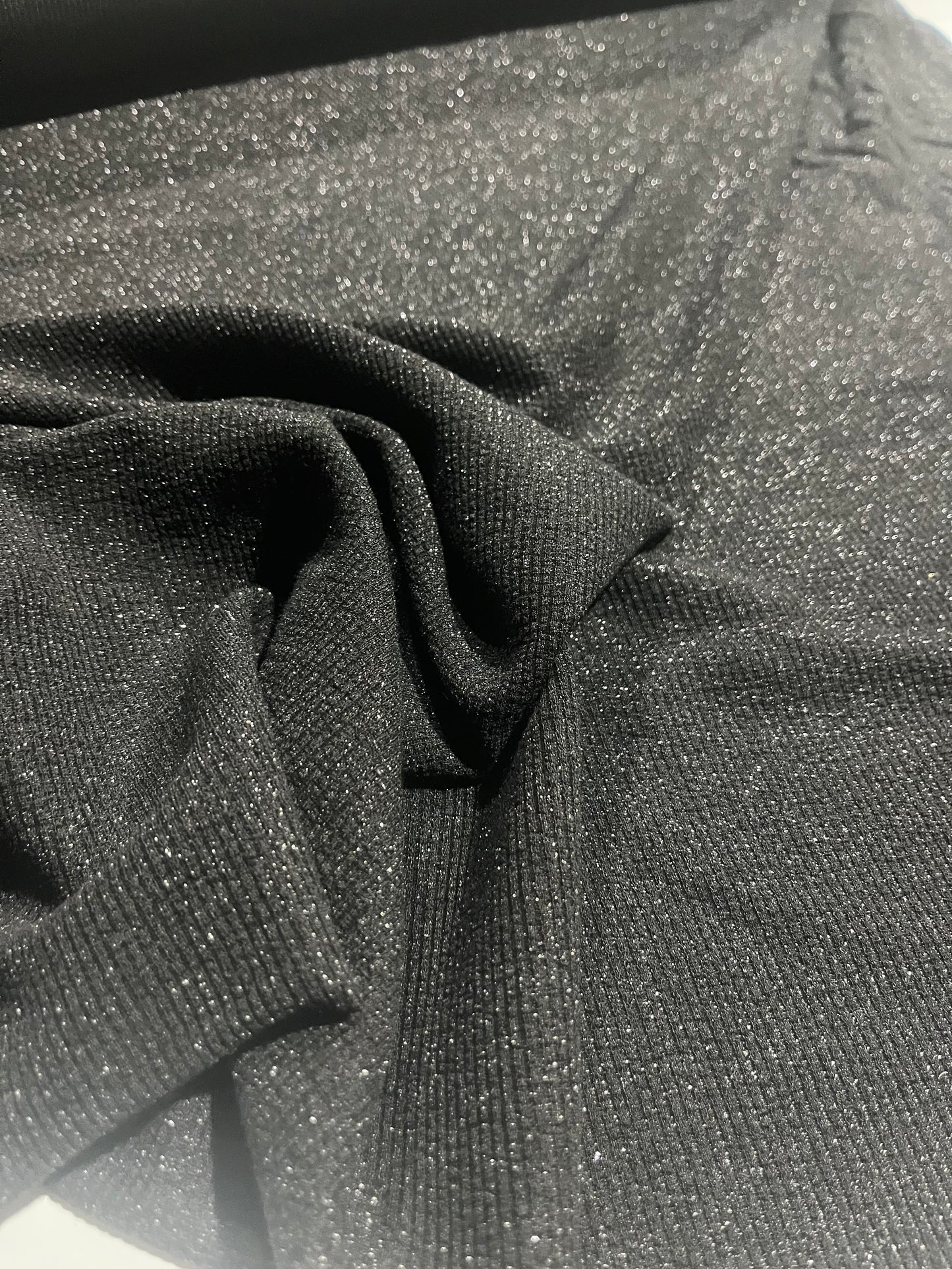 BRIAN 003 viscose lurex jersey black