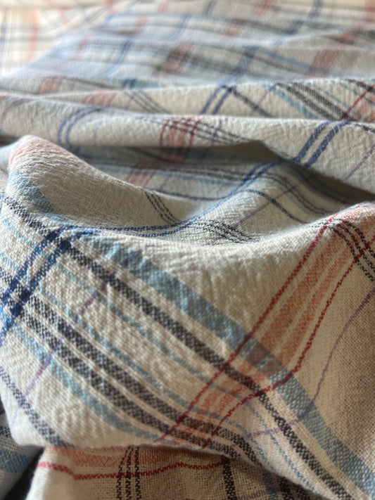 Alessandro 024 cotton linen check