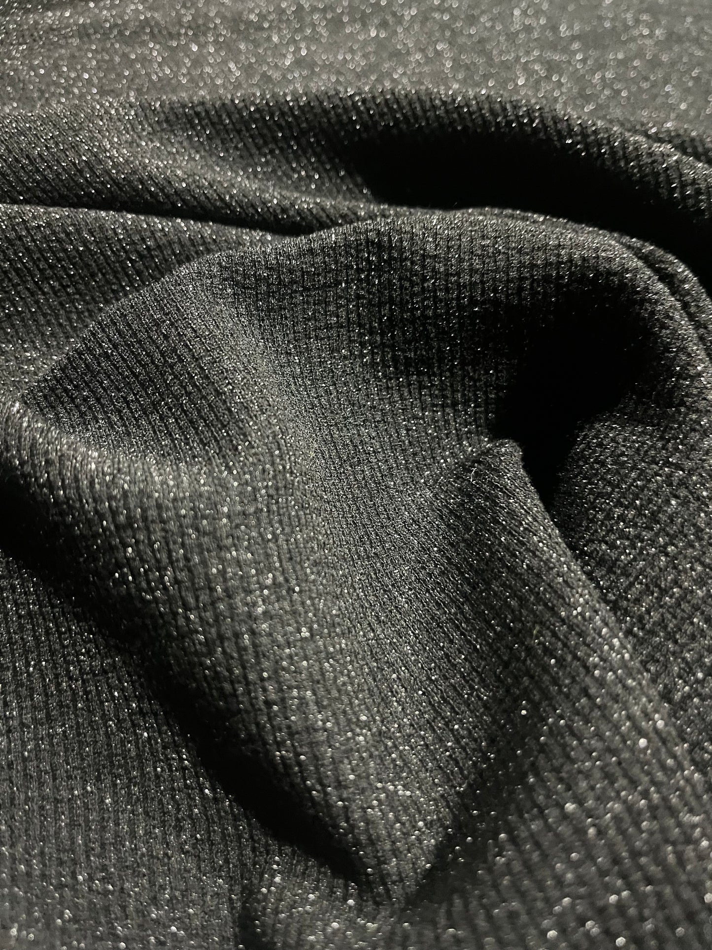 BRIAN 003 viscose lurex jersey black