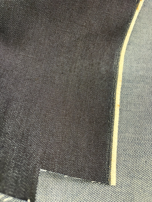 DENIM DISTRICT 045 midweight stretch denim dark indigo