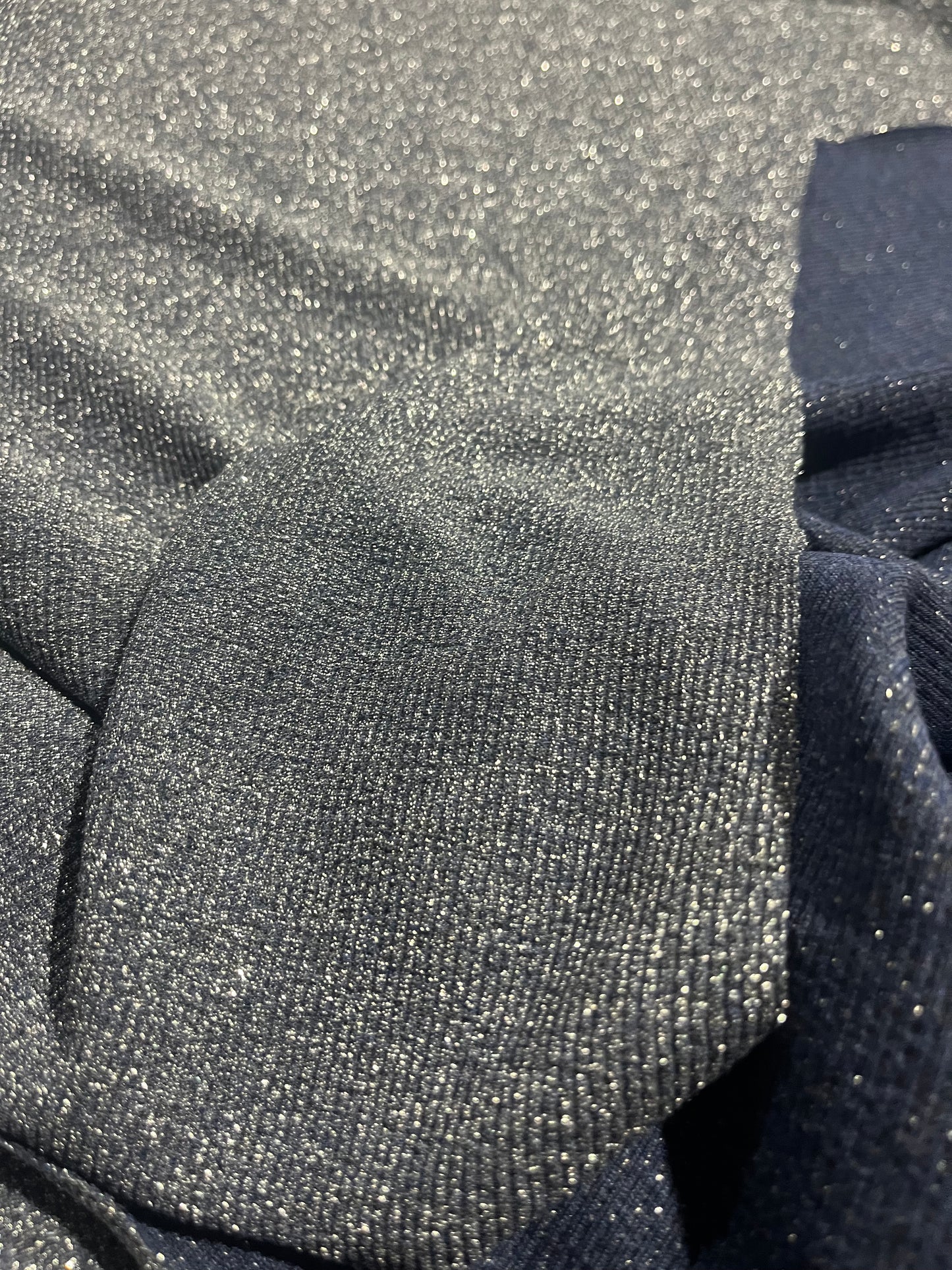 BRIAN 007 viscose lurex indigo