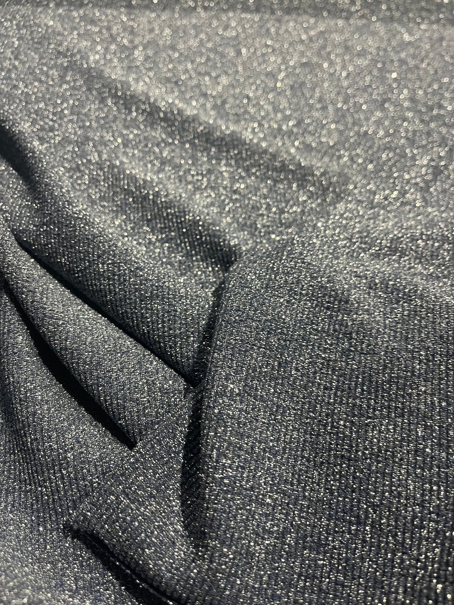 BRIAN 007 viscose lurex indigo