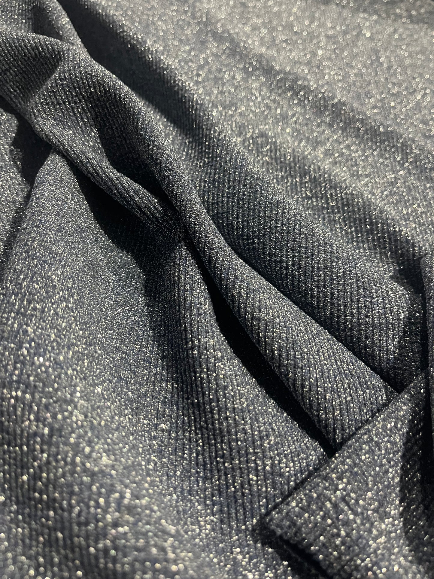 BRIAN 007 viscose lurex indigo