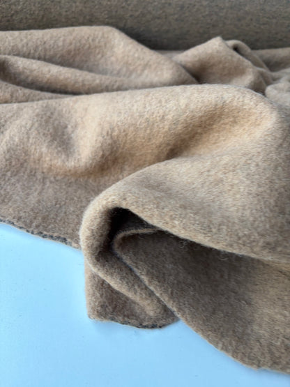 PC MOE 028 camel heavy boiled wool