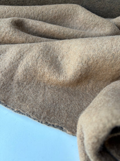 PC MOE 028 camel heavy boiled wool
