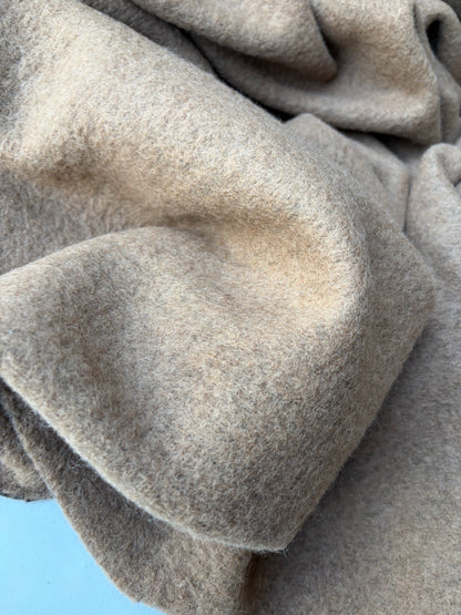 PC MOE 028 camel heavy boiled wool