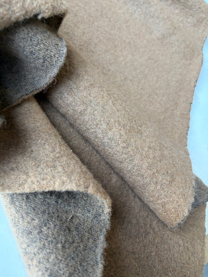 PC MOE 028 camel heavy boiled wool