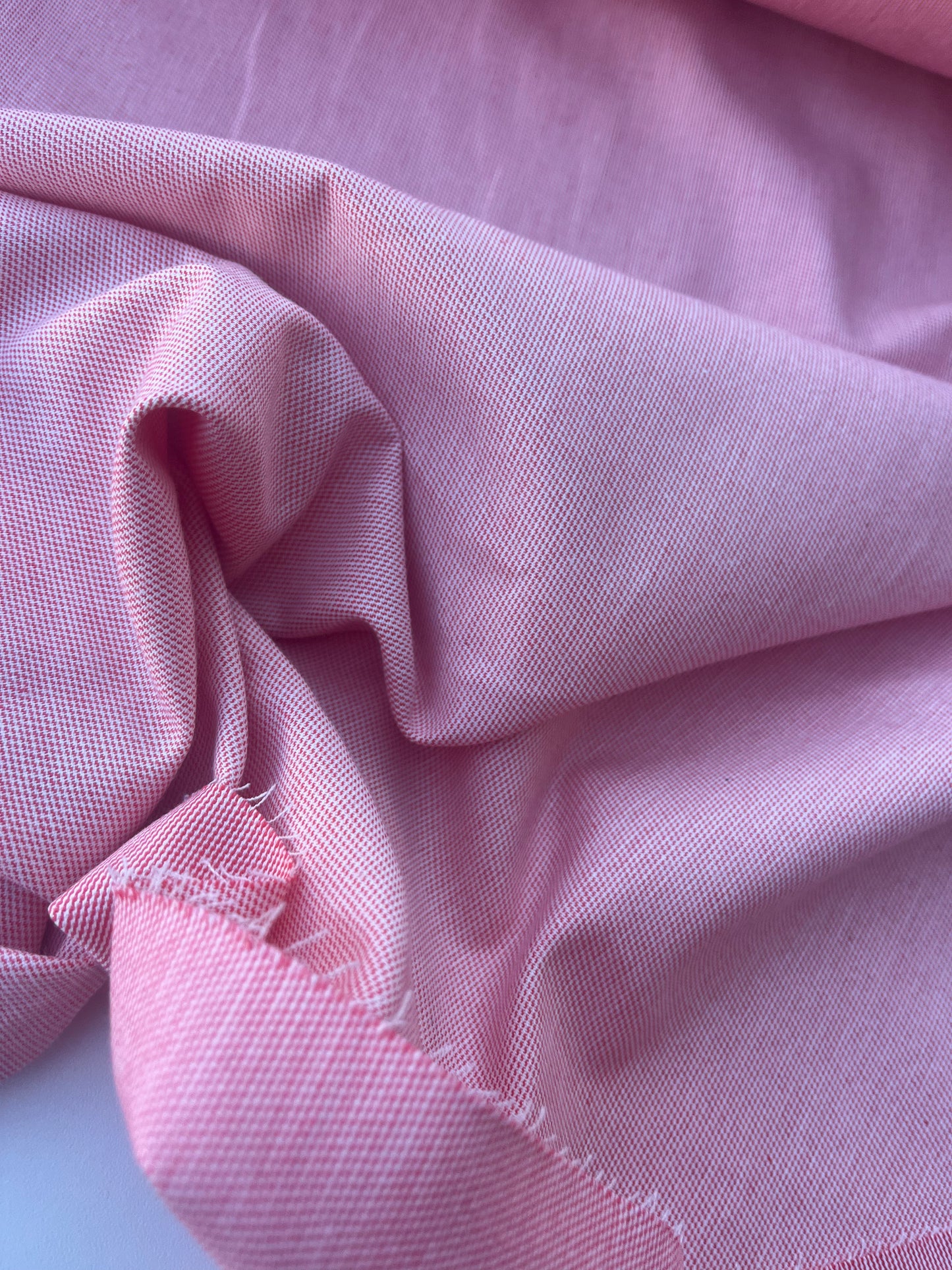 DONDP 1060 cotton stretch check red/white