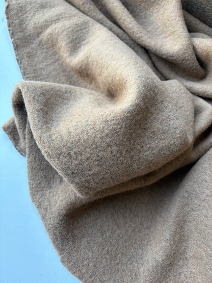PC MOE 028 camel heavy boiled wool