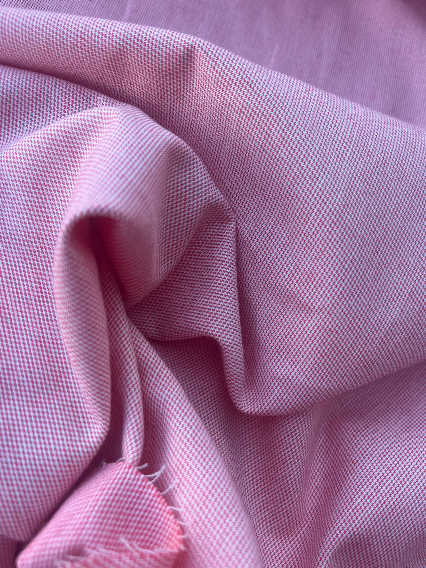 DONDP 1060 cotton stretch check red/white