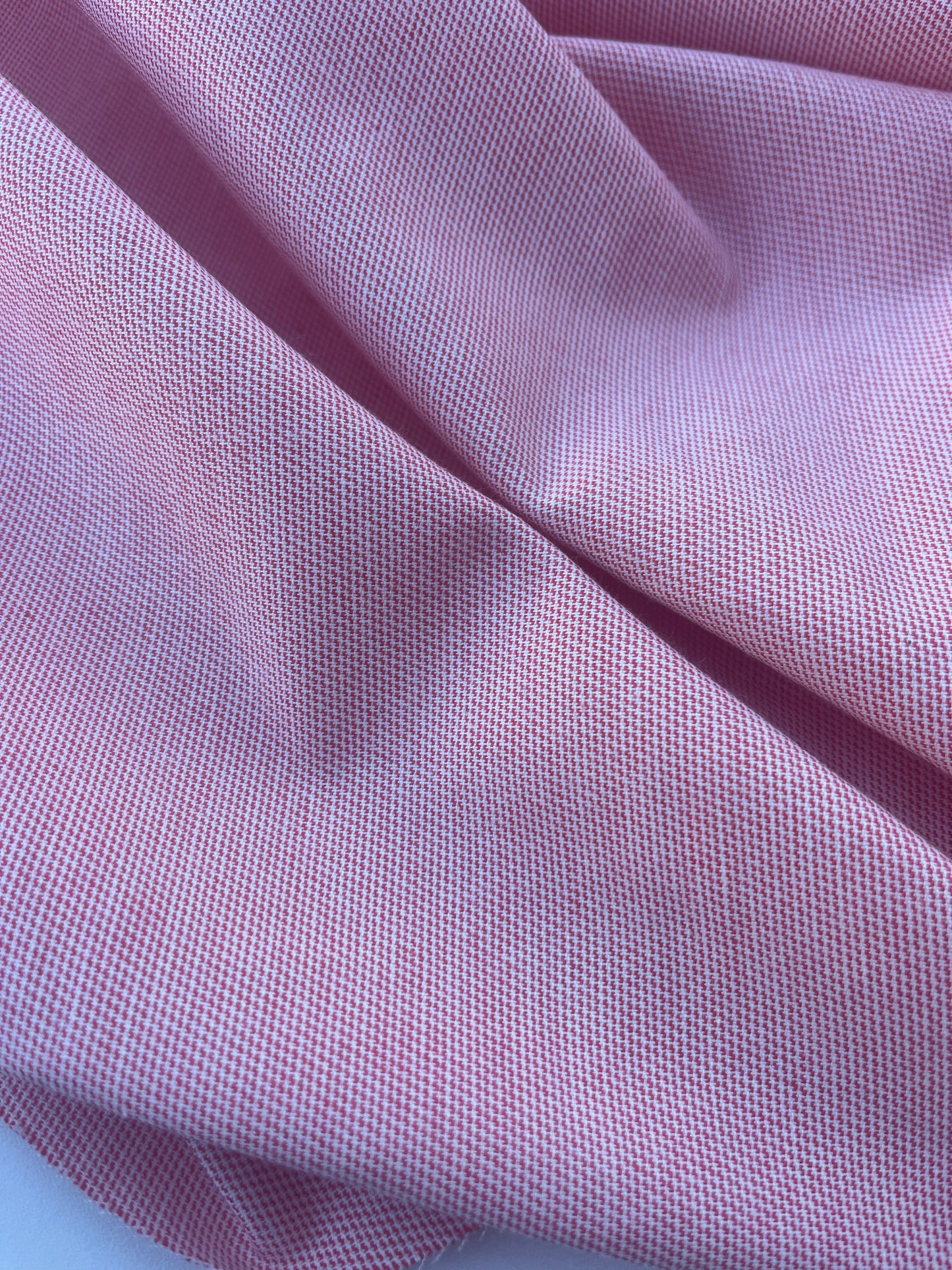 DONDP 1060 cotton stretch check red/white