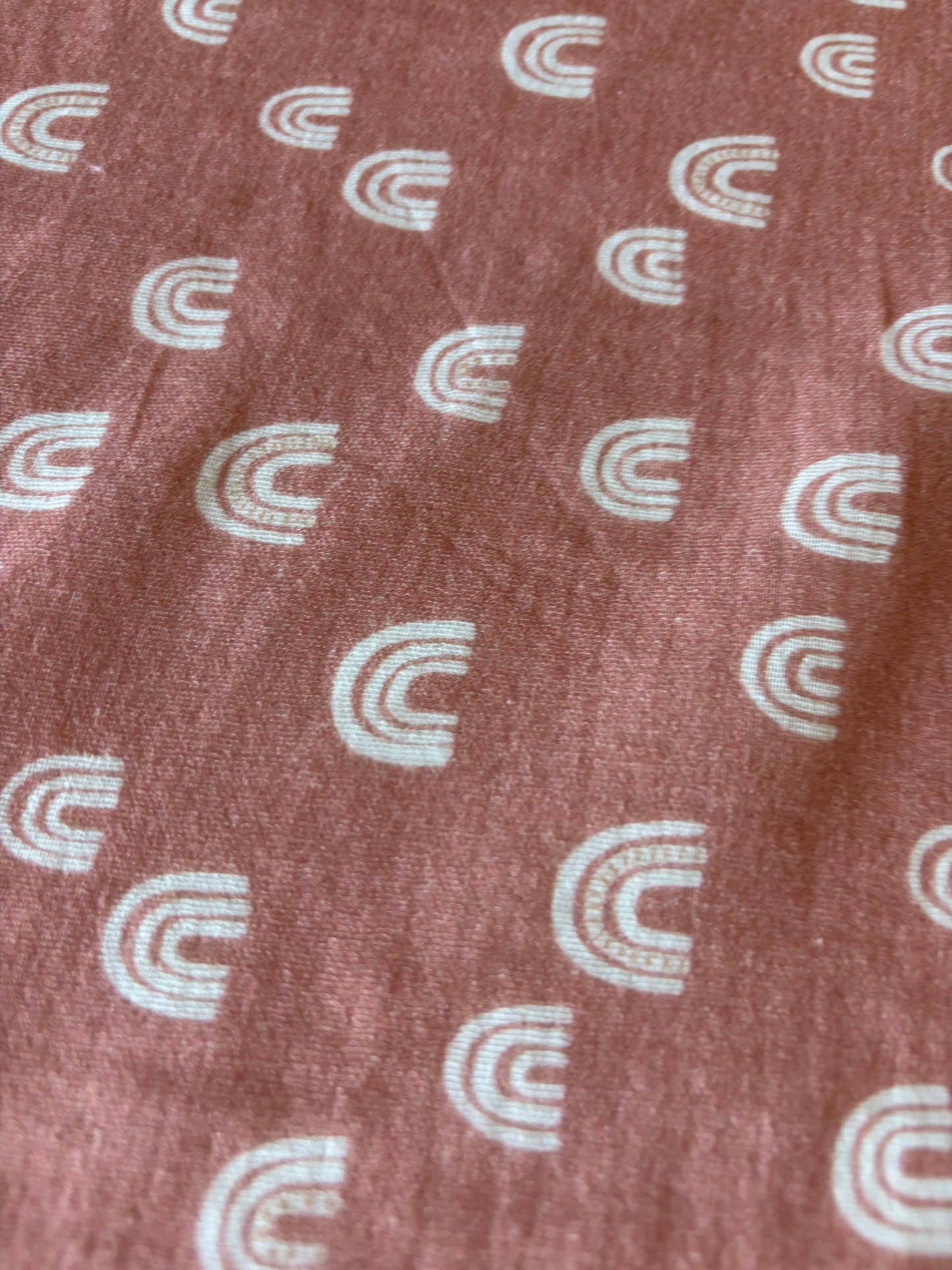 JOS 015 washed double gaze print old pink