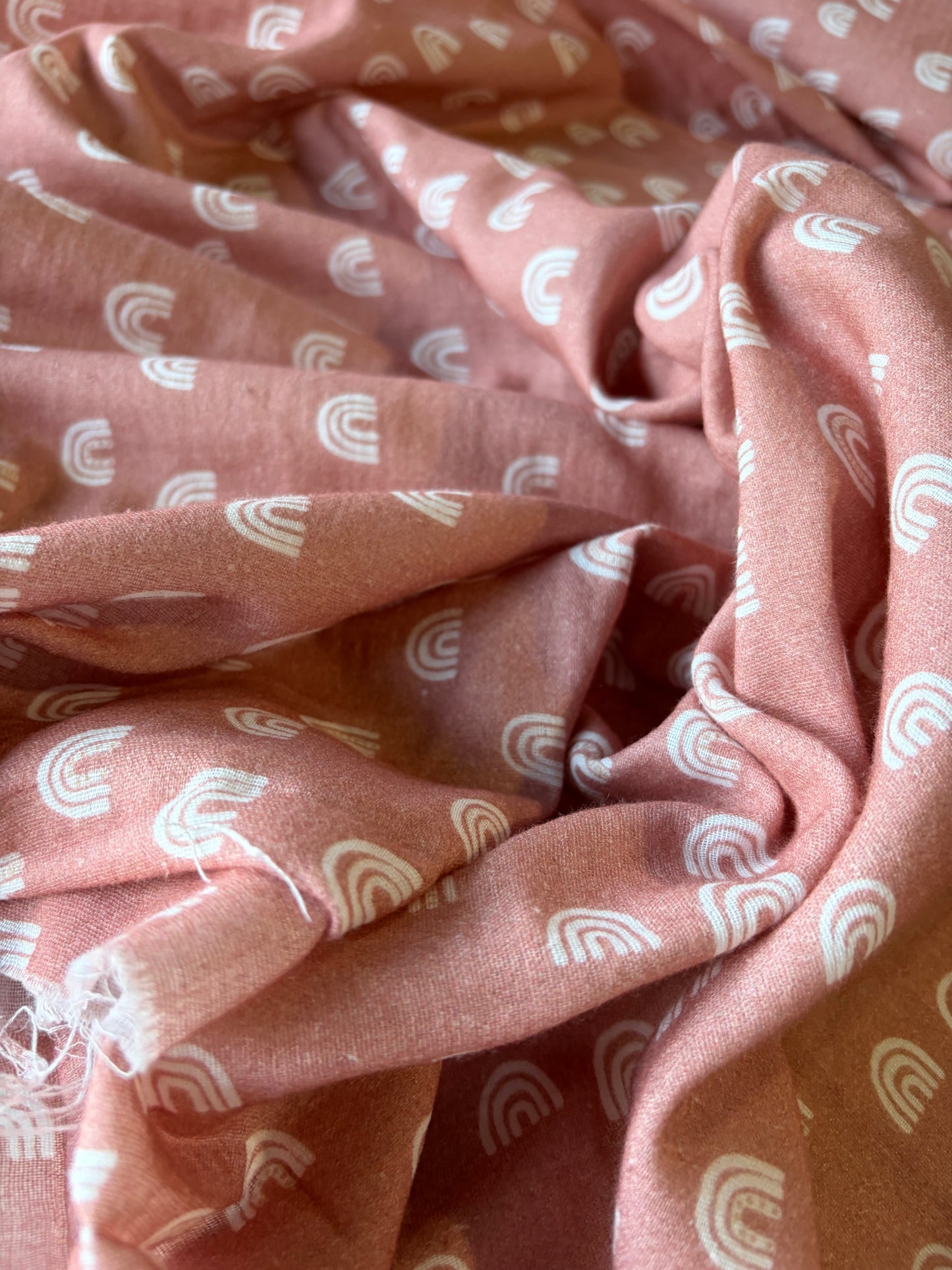 JOS 015 washed double gaze print old pink