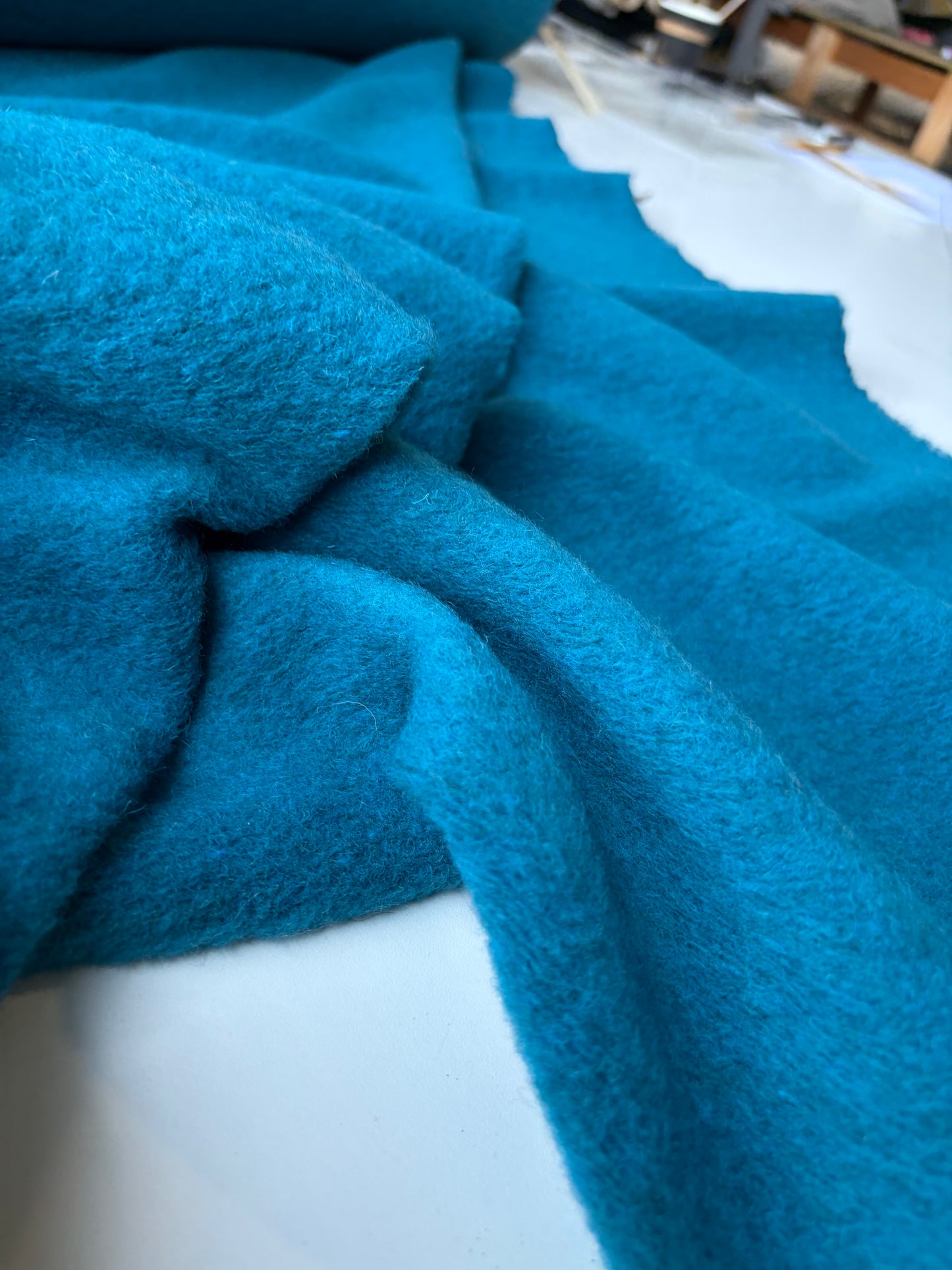 MOE 029 petrol heavy boiled wool
