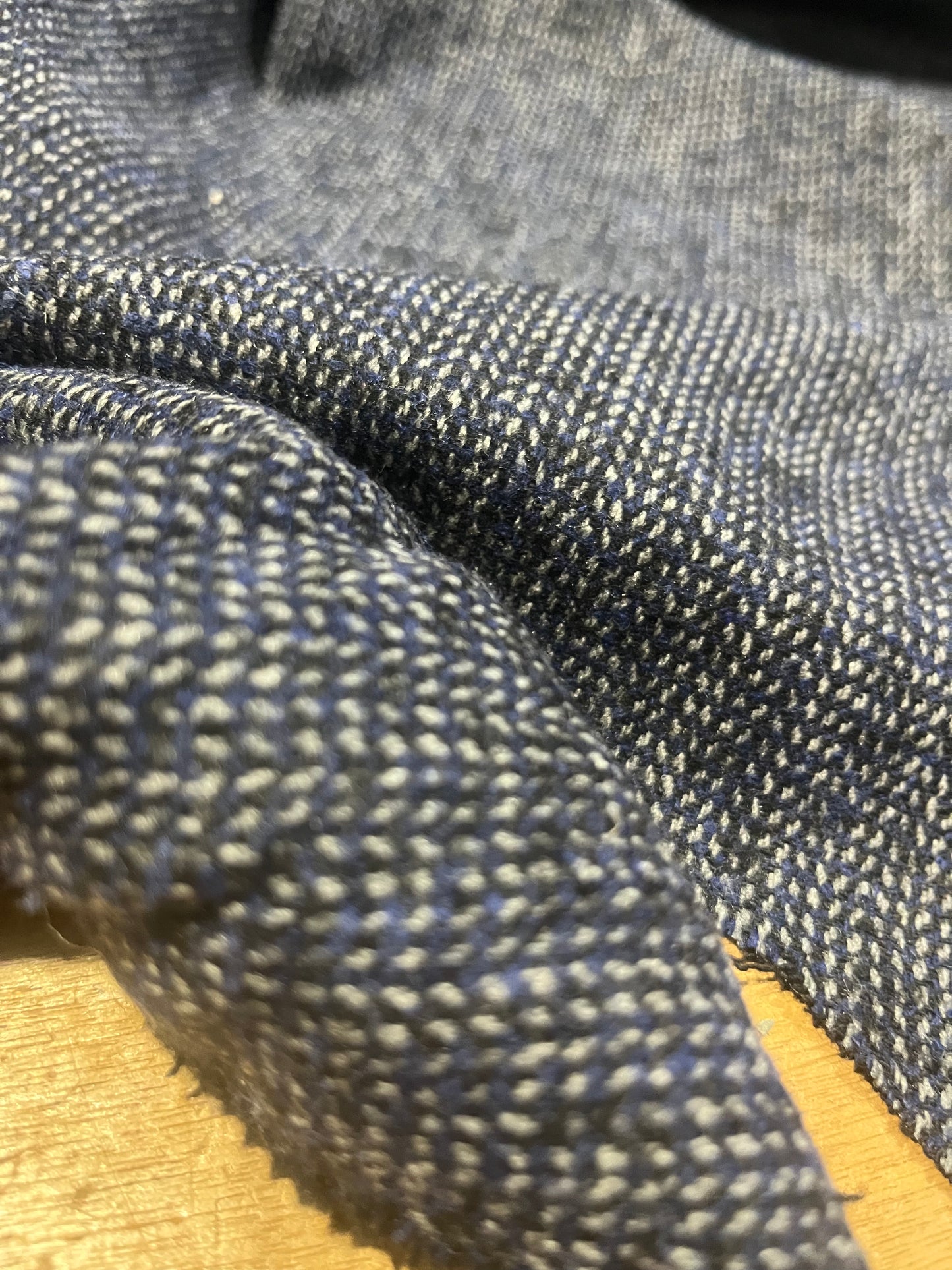 G00 Wooly 349 wool tweed blue