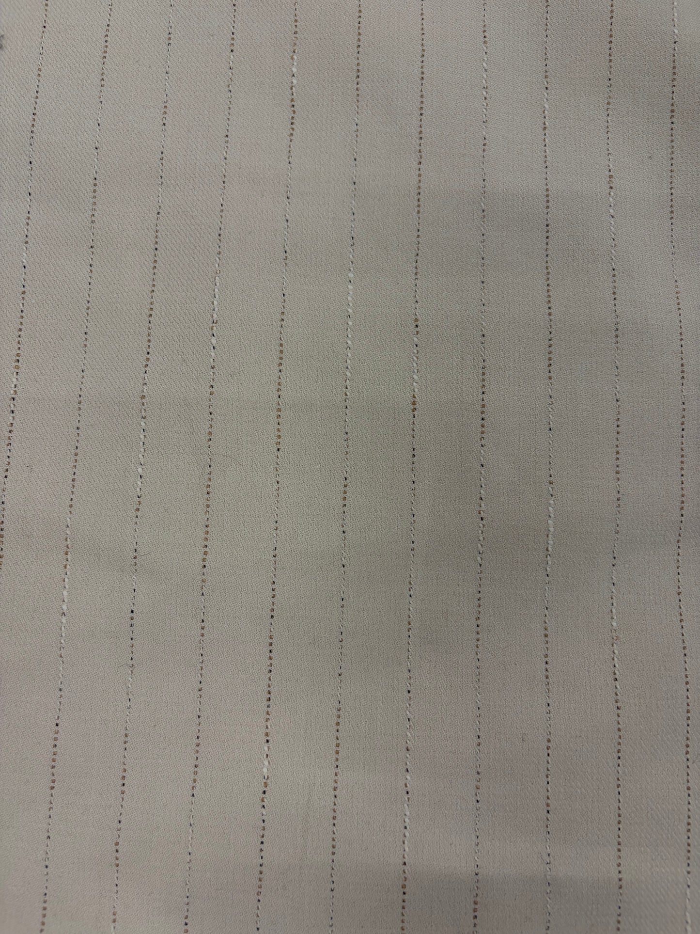 HAGRID 009 ecru striped stretch suiting fabric