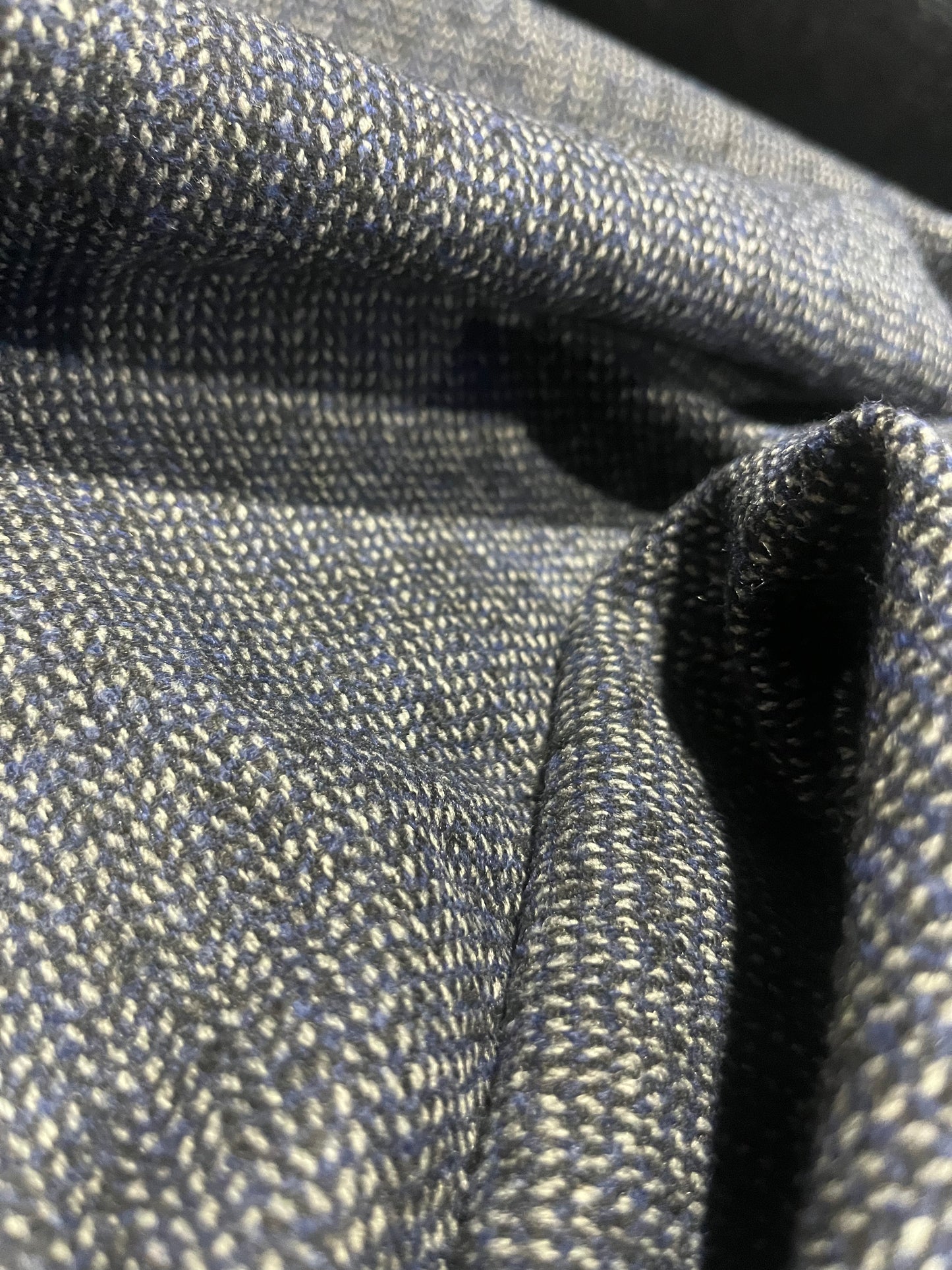 G00 Wooly 349 wool tweed blue