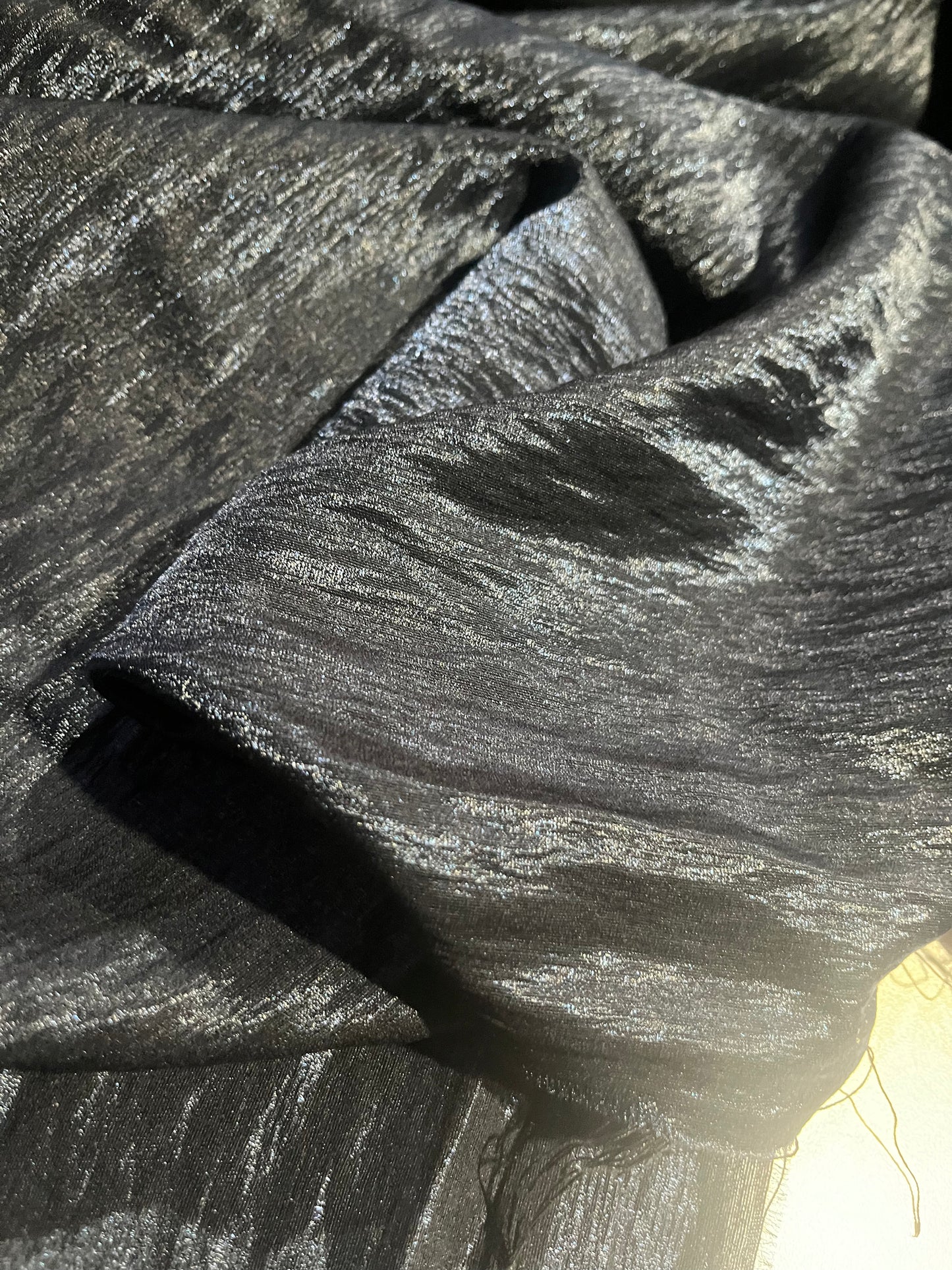 BRIAN 014 heavy sparking satin stretch with cotton