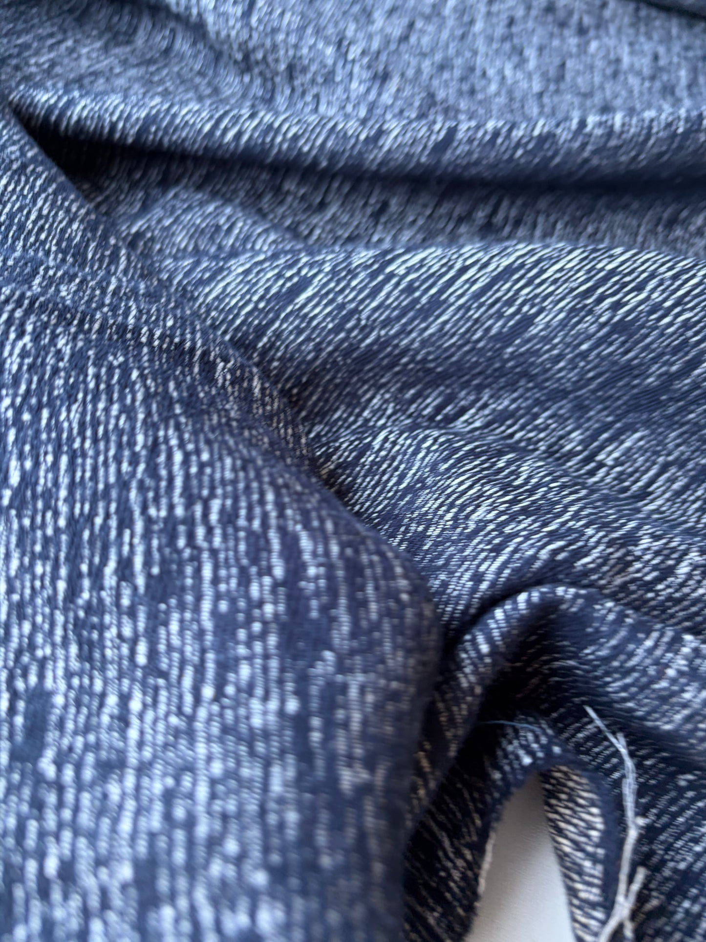 MOE 035 navy fantasy jeans fabric