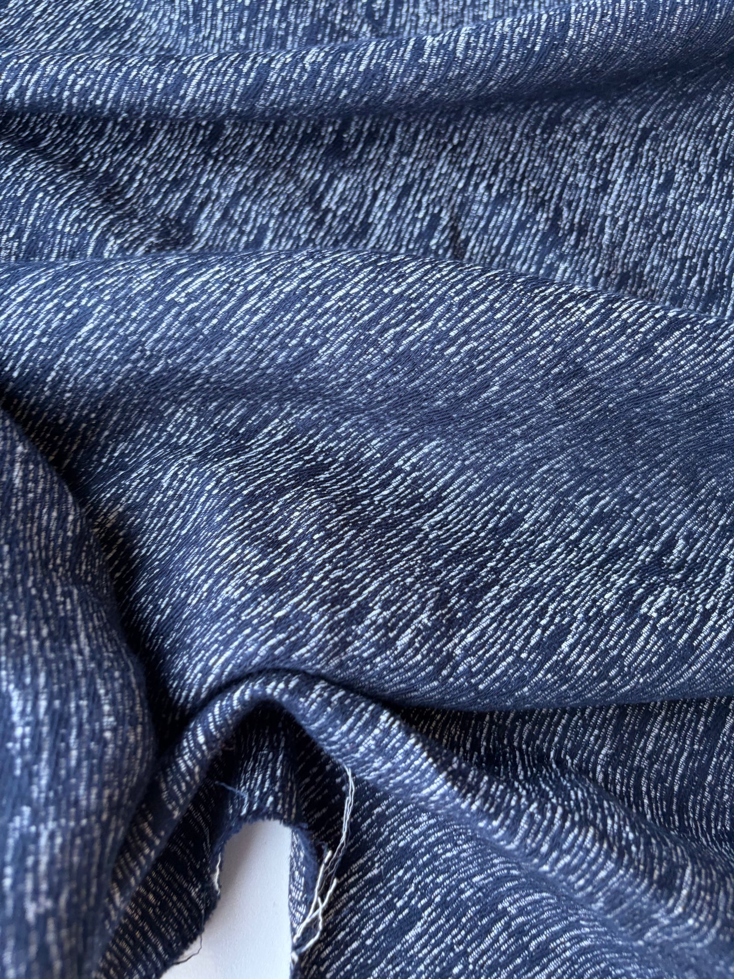 MOE 035 navy fantasy jeans fabric