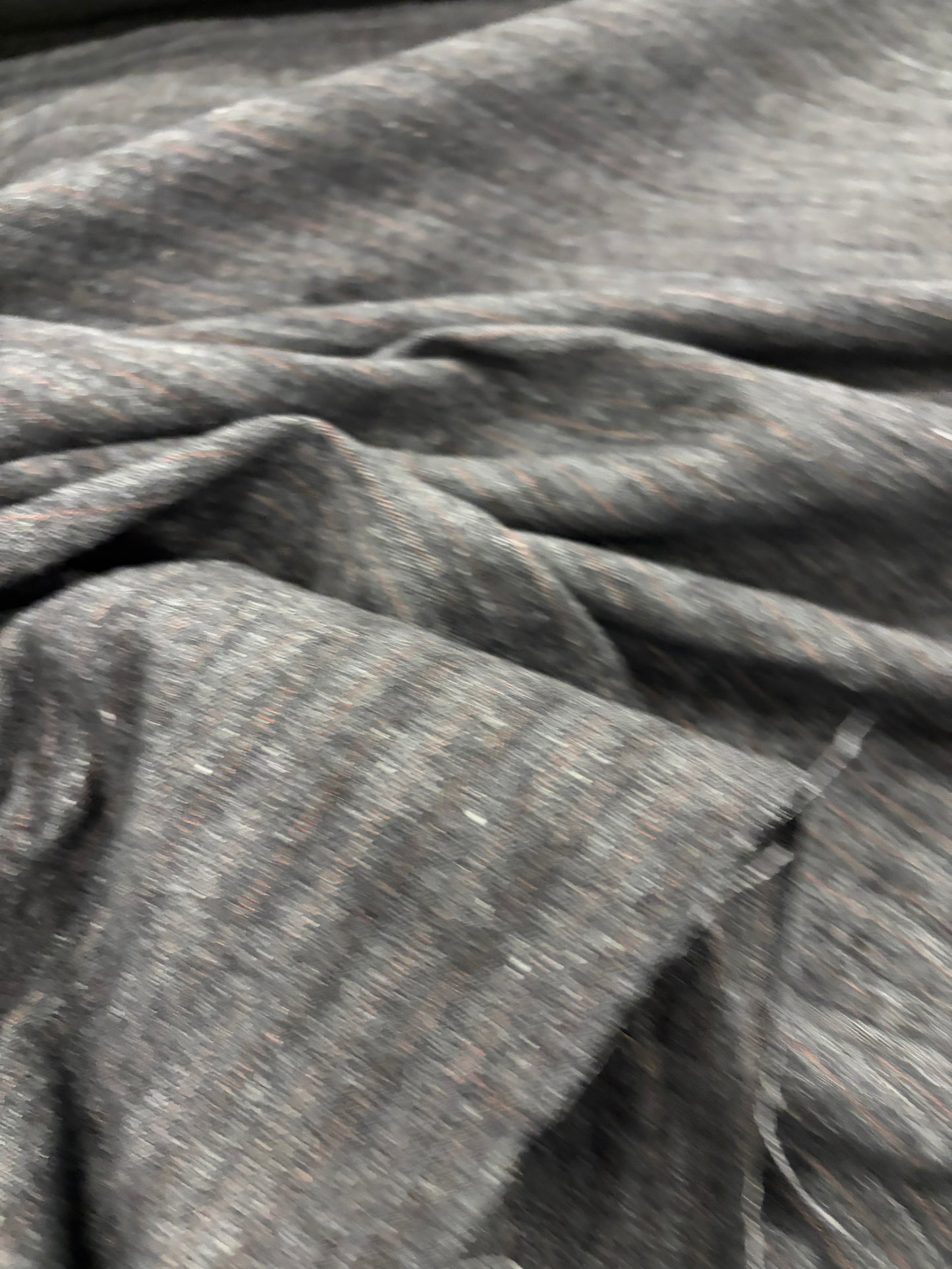 HAGRID 015 grey striped Shetland wool tweed