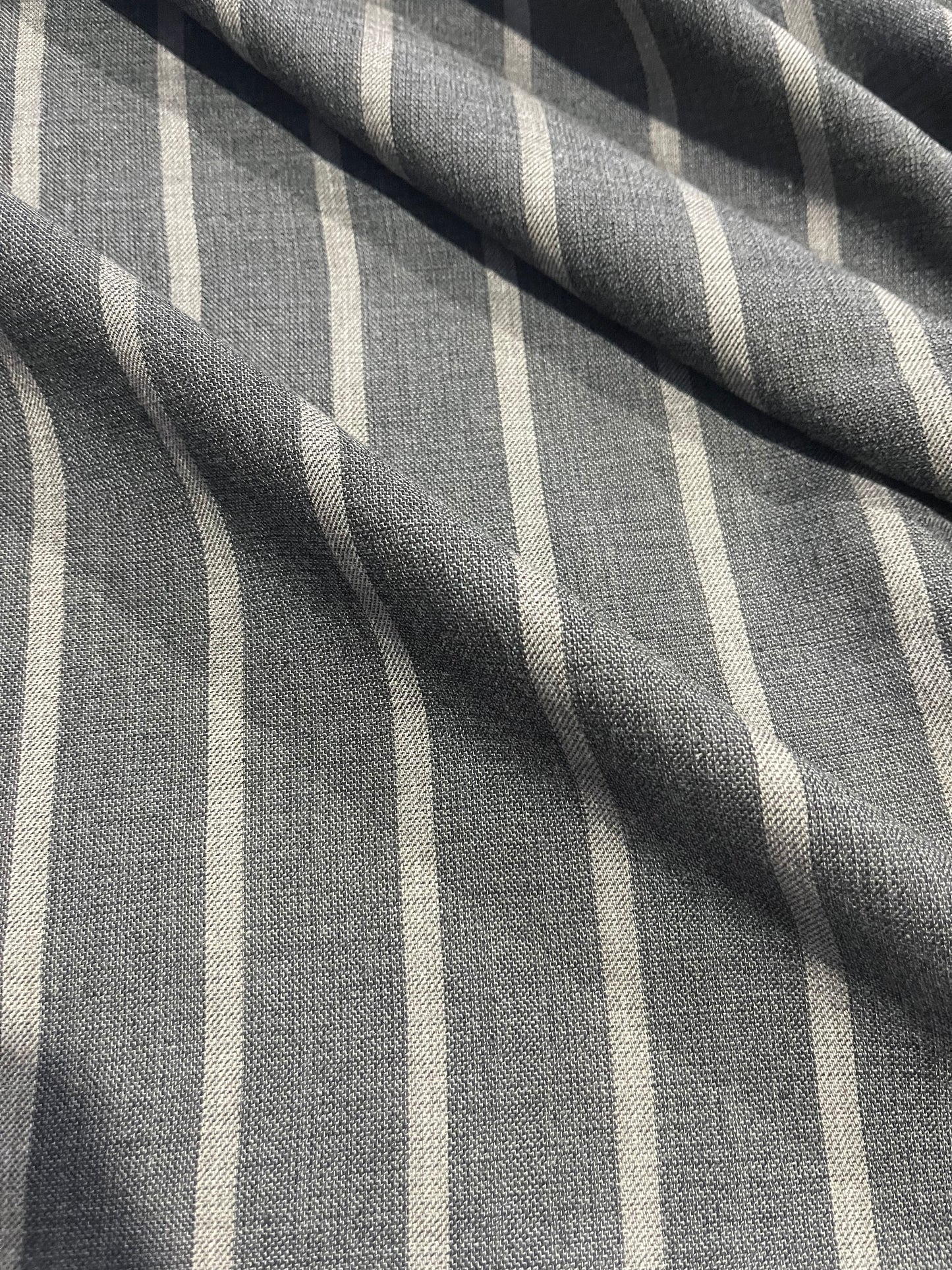 BRIAN 019 viscose/wool stripes