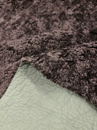 HAGRID 016 double face faux leather and faux fur black/green