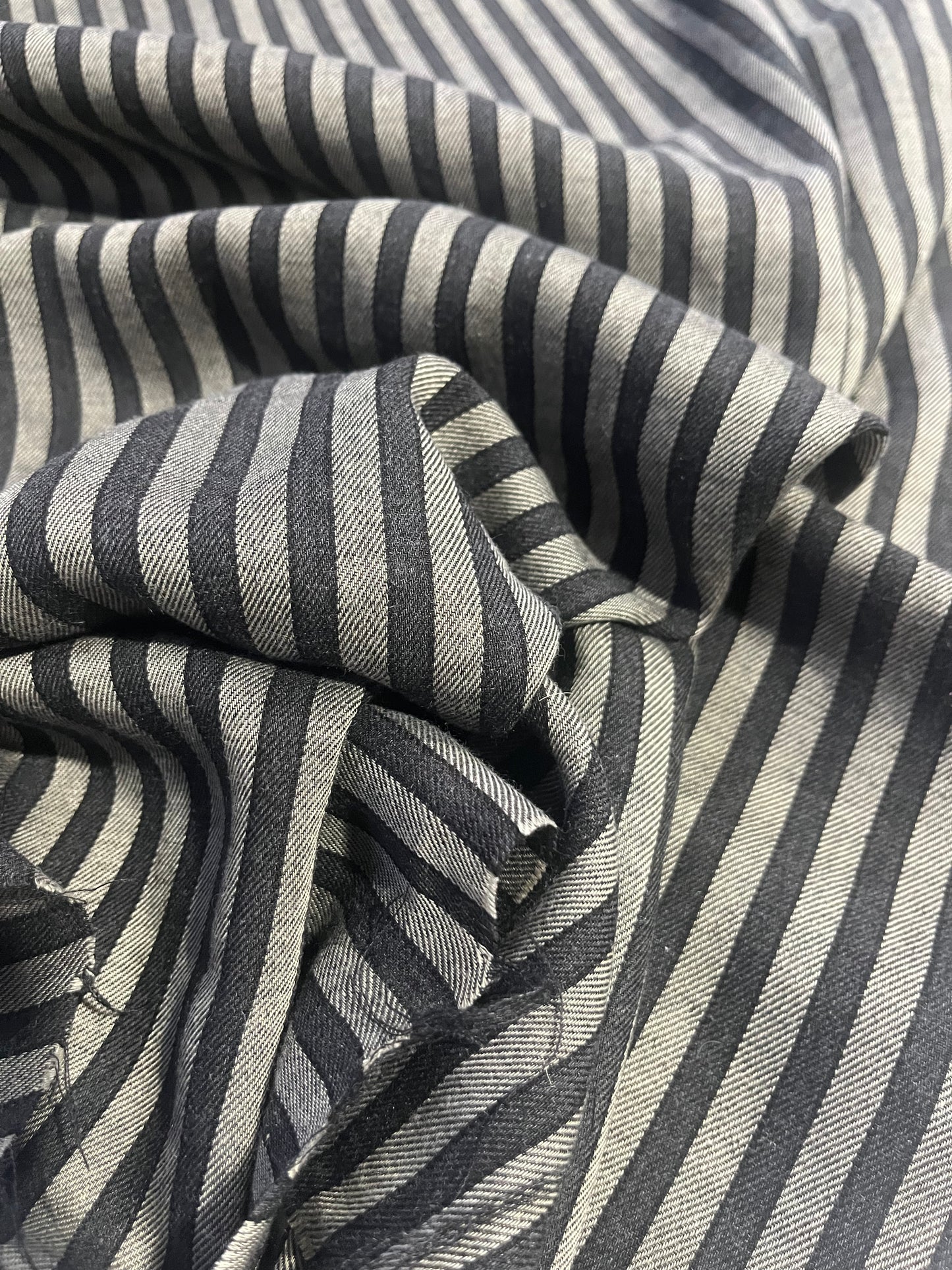 BRIAN 020 viscose/wool stripes
