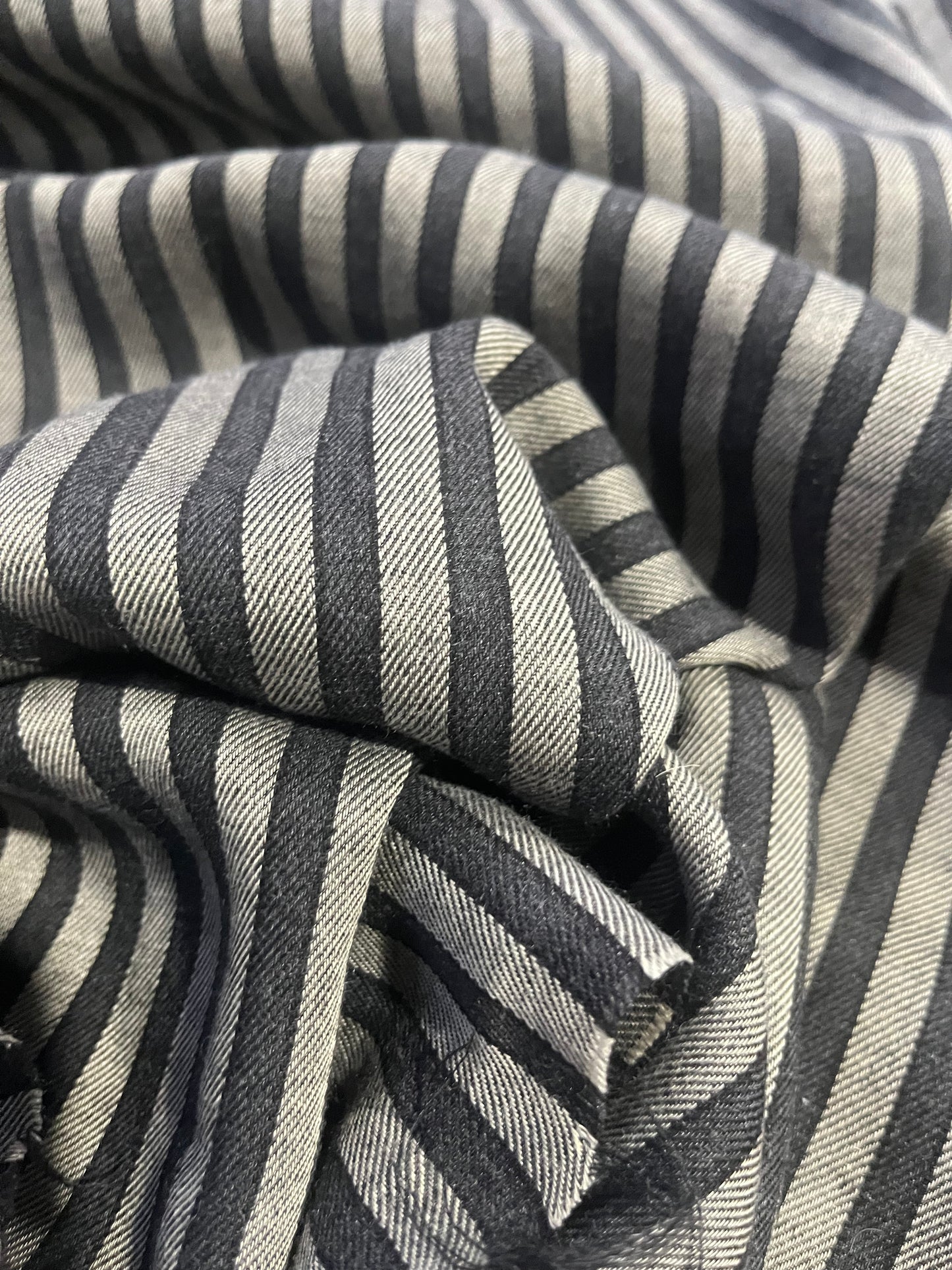 BRIAN 020 viscose/wool stripes