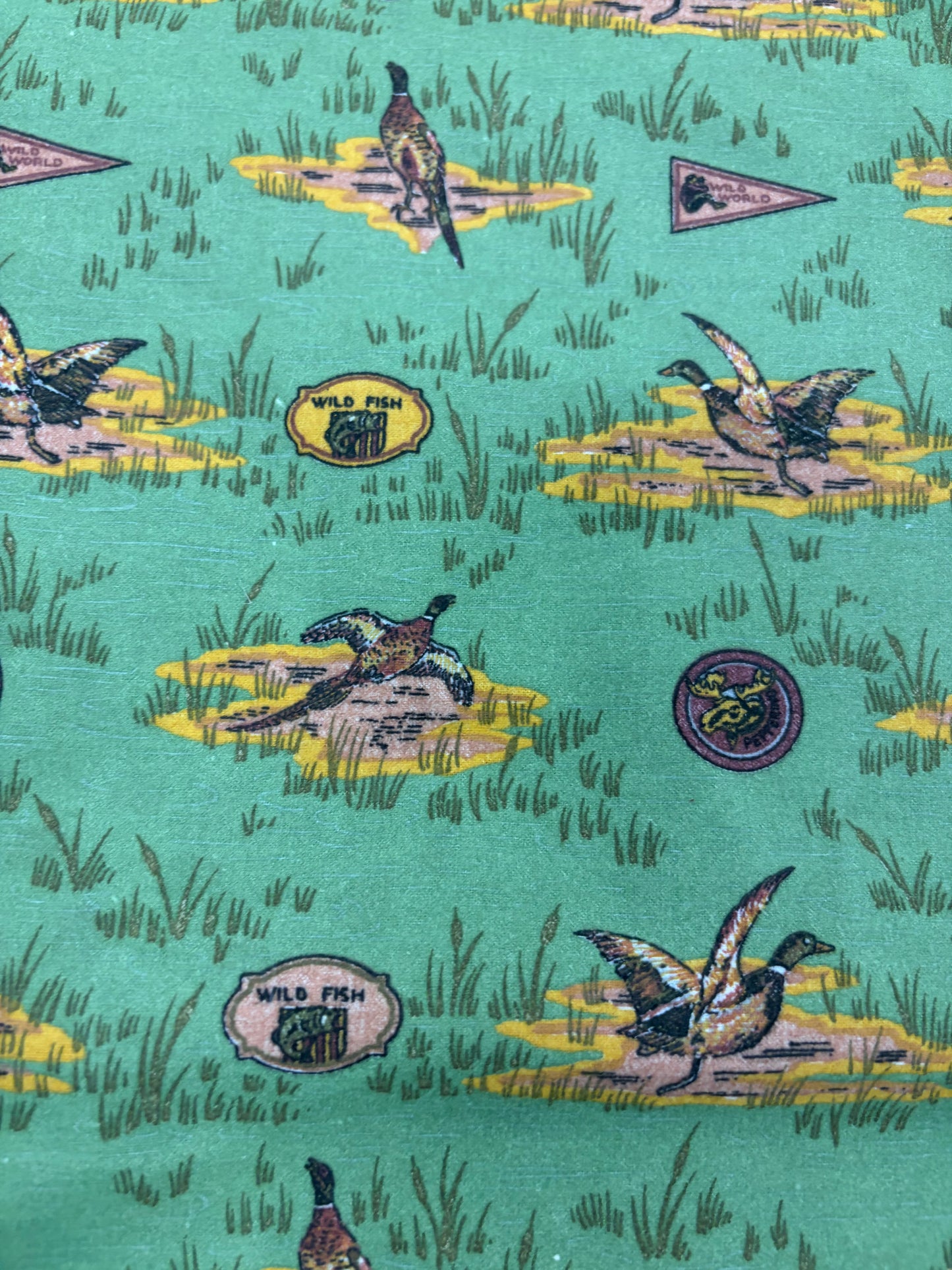 HAGRID 017 khaky printed  cotton bachette