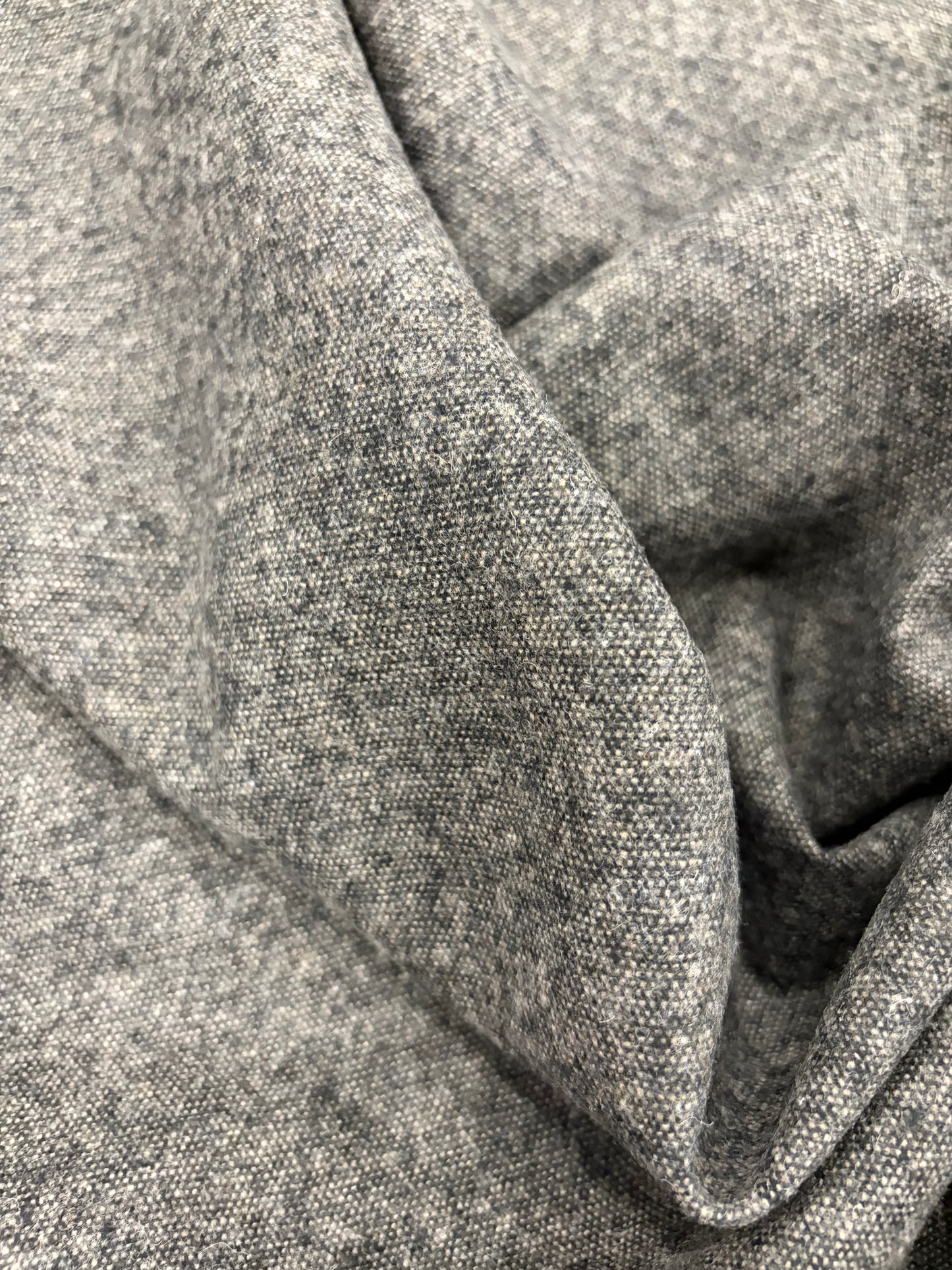 HAGRID 020 grey  Shetland wool tweed
