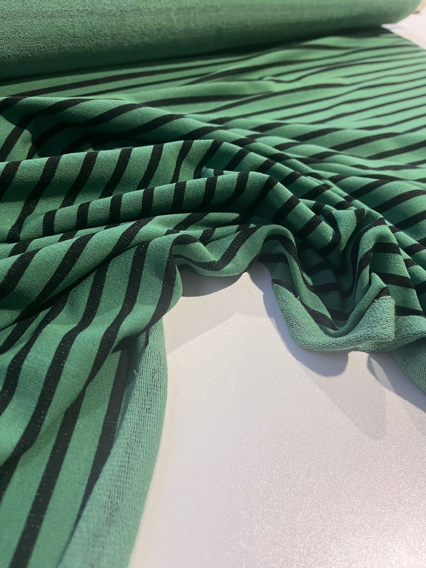 BRIAN 024 felpa/jogging green/black stripes