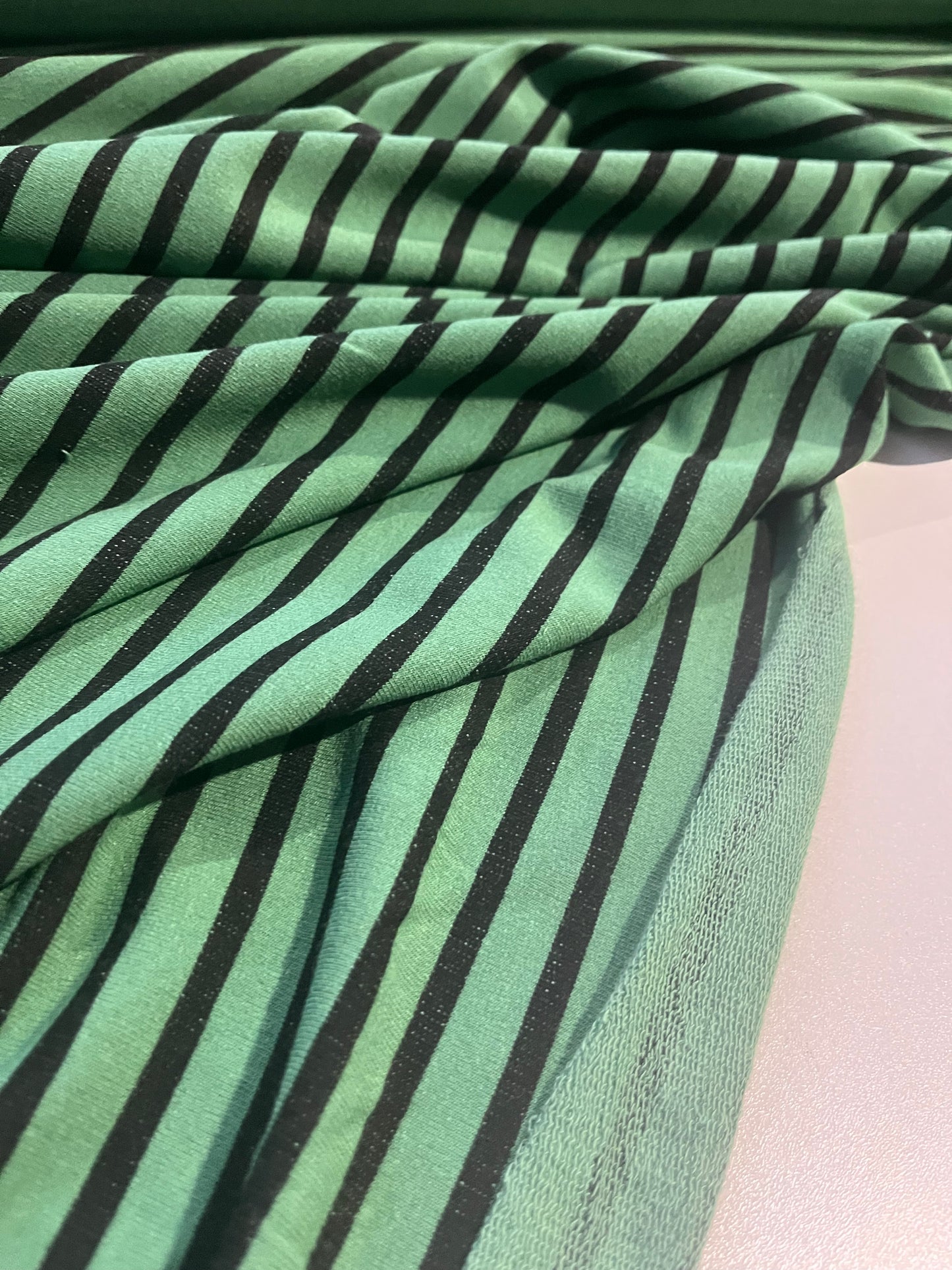 BRIAN 024 felpa/jogging green/black stripes