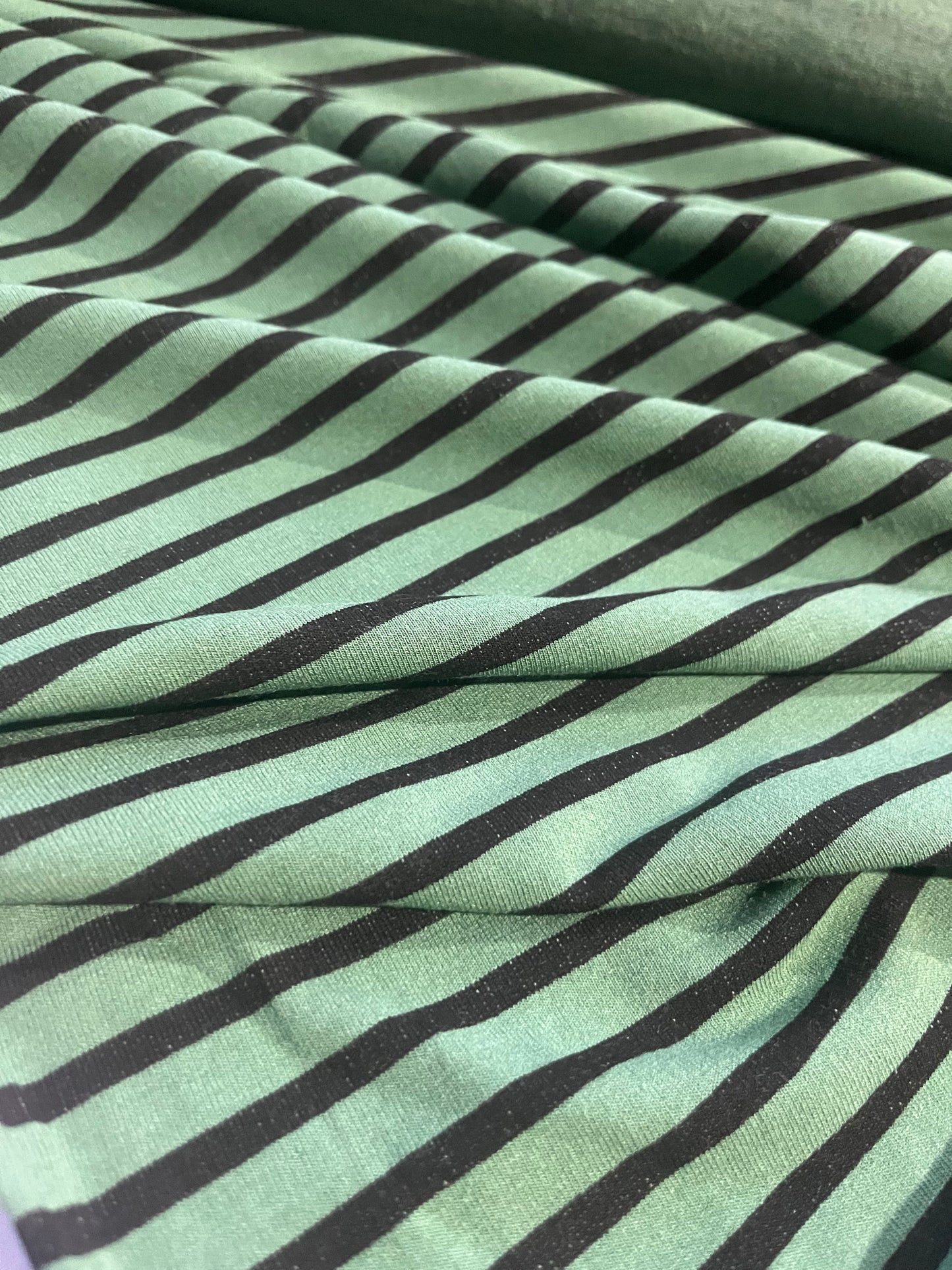 BRIAN 024 felpa/jogging green/black stripes