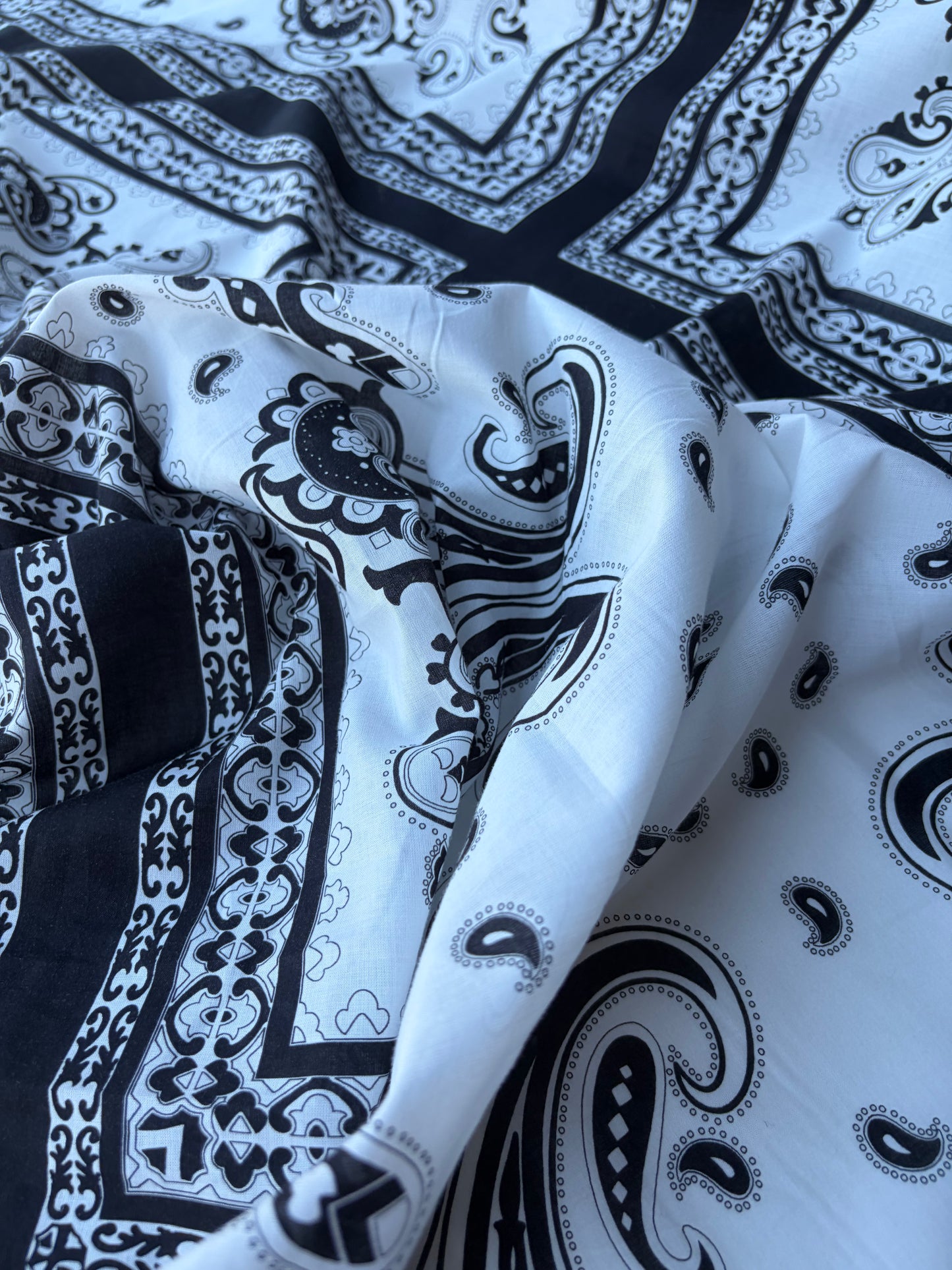 JOS 029 cotton voile foulard print