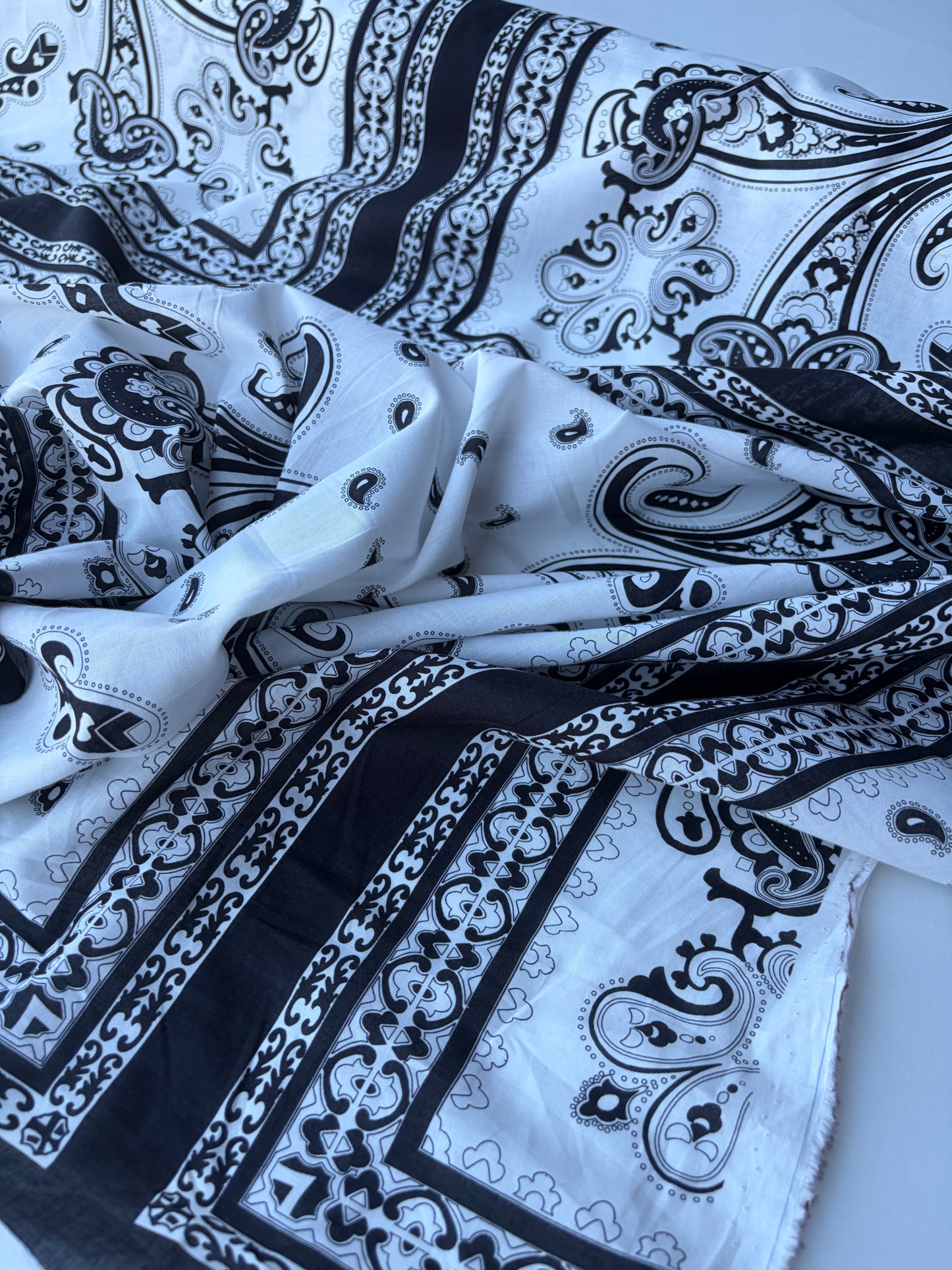 JOS 029 cotton voile foulard print