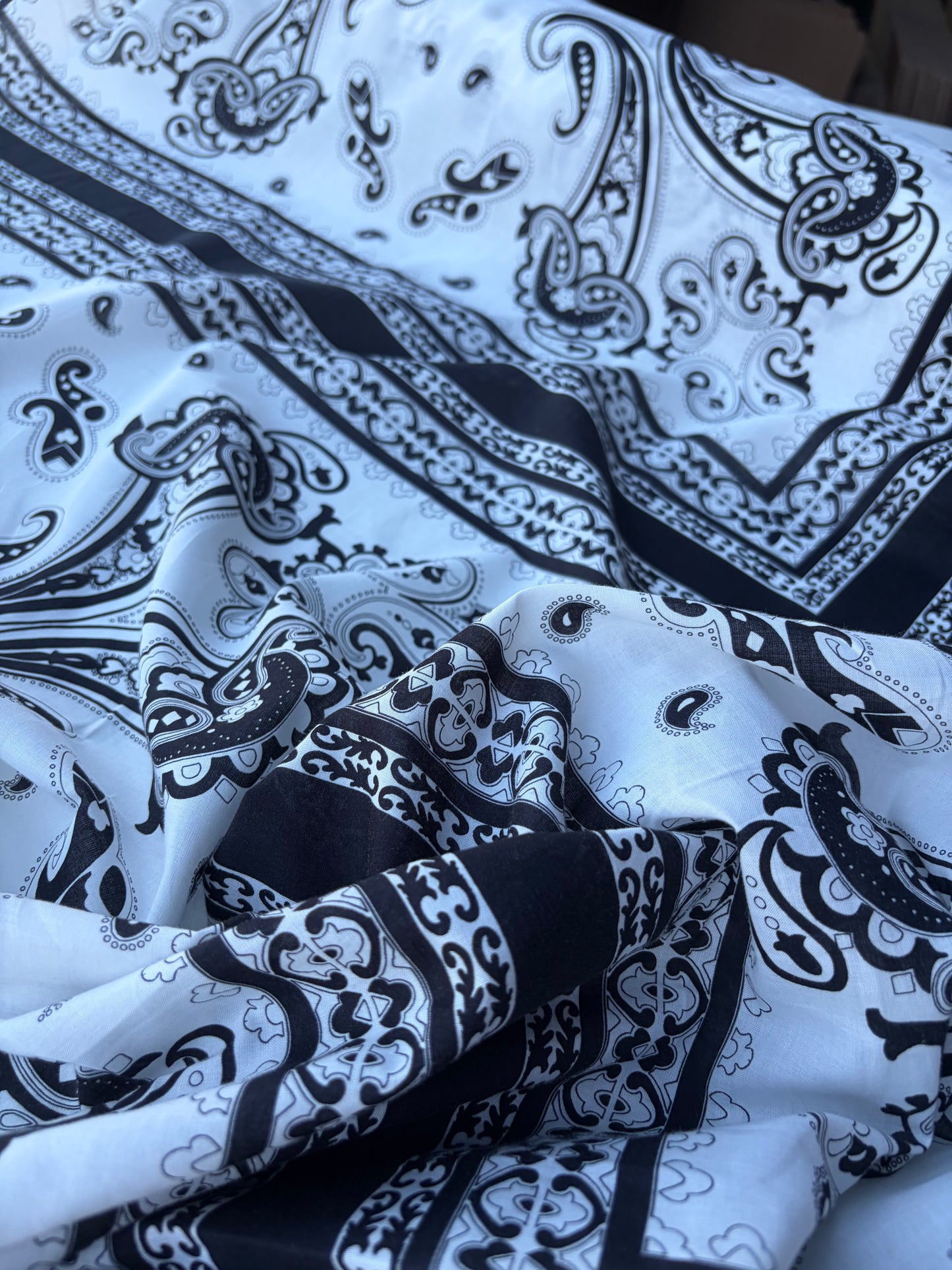 JOS 029 cotton voile foulard print
