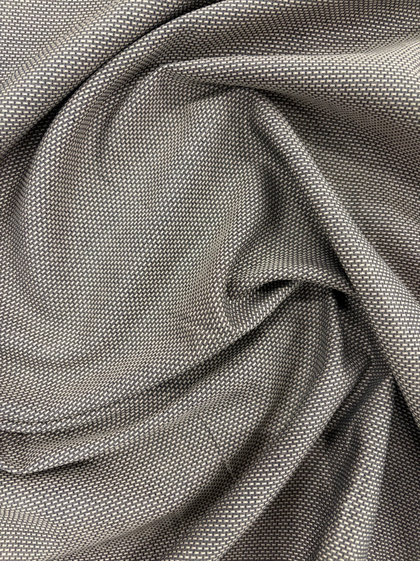 HAGRID 023 black/sand cotton colourwoven shirting jacquard
