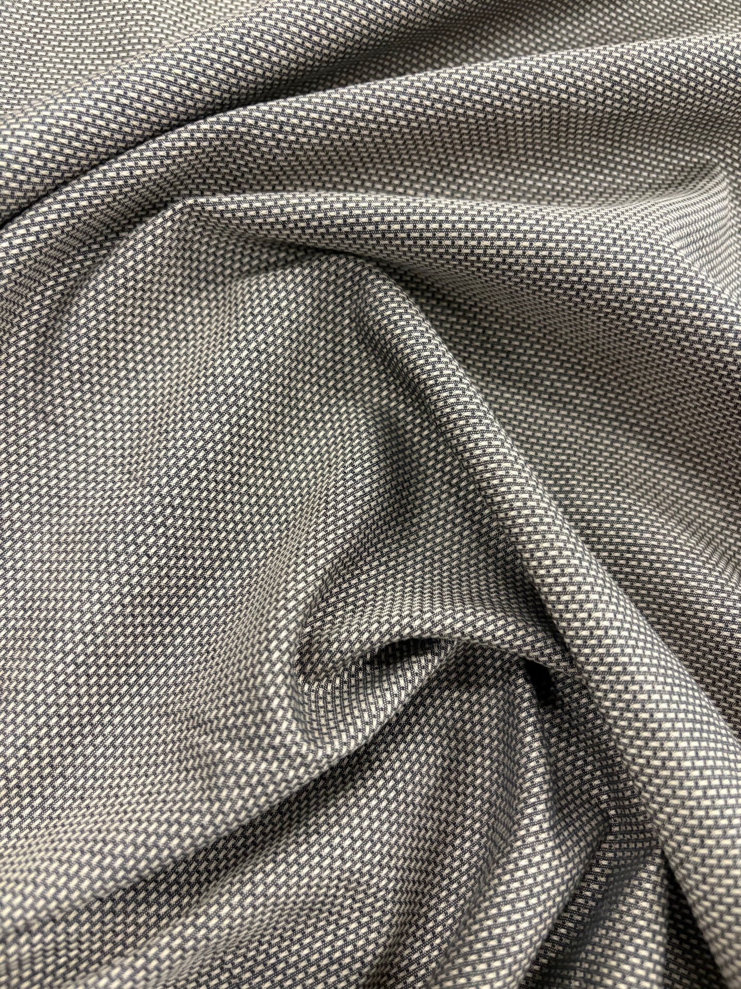 HAGRID 023 black/sand cotton colourwoven shirting jacquard